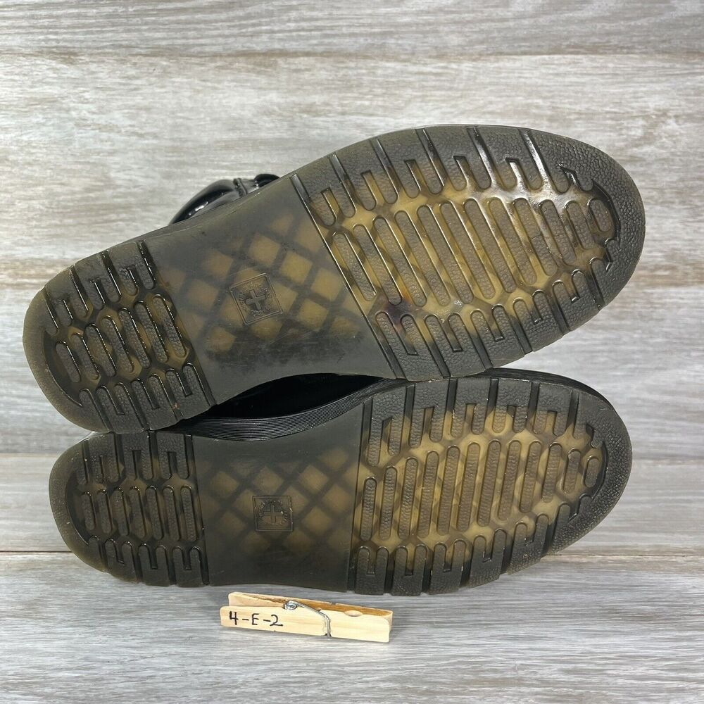 Dr. Martens Women’s Fade Pony Paten Lamper Italian Hair On Leather Boots Size 7 - Picture 12 of 13